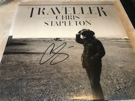 CHRIS STAPLETON Signed Autographed Traveller Record Album LP | Etsy