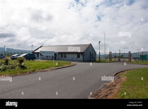 Campbeltown Airport Terminal Building Mull of Kintyre Scotland Stock Photo - Alamy