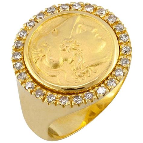 Mexican 22 Karat Gold Peso Coin Ring At 1stdibs Mexican Gold Coin