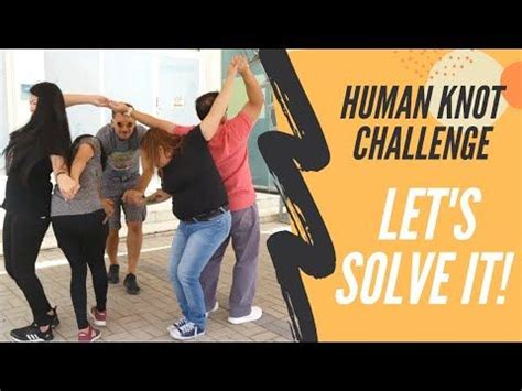 Human Knot Challenge! (HOW TO PLAY & SOLUTION) - YouTube | Human knot ...