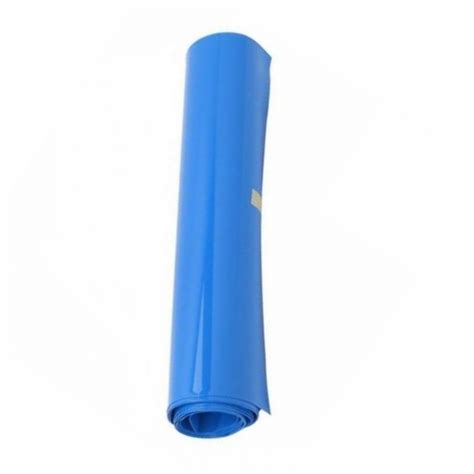 630mm 1 Meter PVC Heat Shrink Sleeve Blue For Lithium Cell Pack