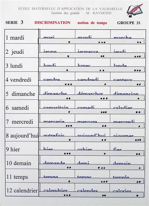 Atelier Lexidata Maternelle Logopédie Fiches