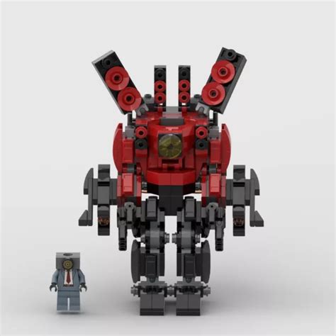 LEGO SKIBIDI TOILET Titan MECH SUIT Speakerman Lego Build Moc instructions £5.00 - PicClick UK