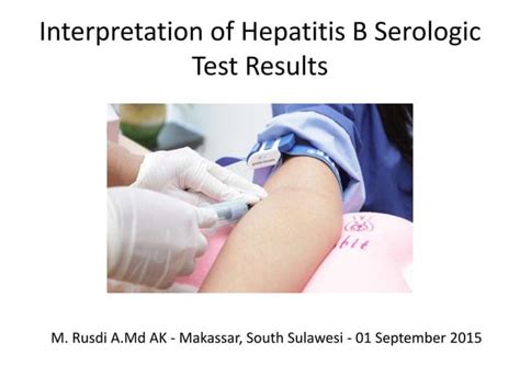 Interpretation Of Hepatitis B Serologic Test Results Ppt