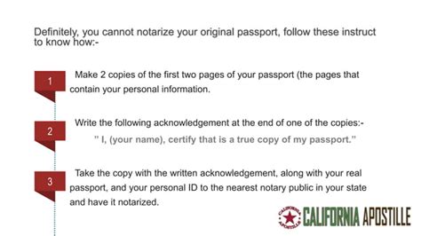 3 Steps To Notarize And Apostille Copy Of Your Us Passport For Use In Korea