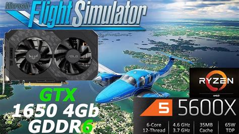 Microsoft Flight Simulator 2020 GTX 1650 Ryzen 5600x YouTube