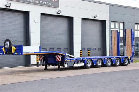 KASSBOHRER 5 AXLE EXTENDABLE REAR STEER LOW LOADER TRAILER For Sale M