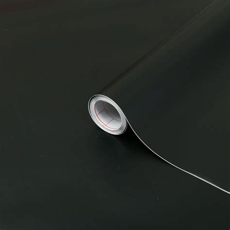 Matt Black Vinyl Film Wrap Sticky Back Plastic Self Adhesive D C Fix