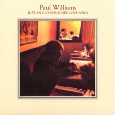 Just An Old Fashioned Love Song Paul Williams HMV BOOKS Online