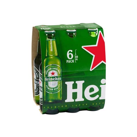 Heineken 6 Pack Bottles 330ml