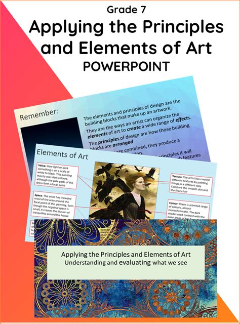 Applying The Elements And Principles Of Art Powerpoint Presentation