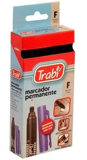 Fibron Indeleble Negro Mercadolibre