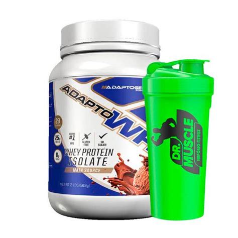 Adapto Whey Protein Isolate 912g Diversos Sabores Adaptogen Science