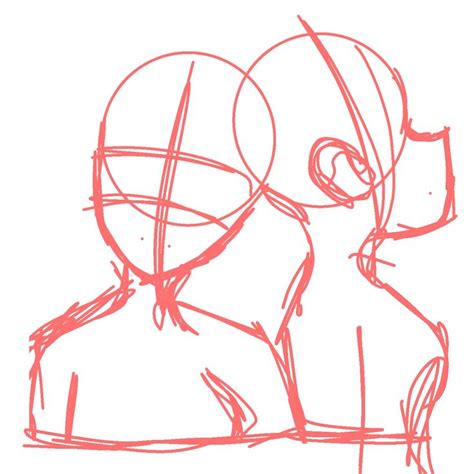 Girls Who Are Not Looking At Each Other Base De Desenho Esbo Os