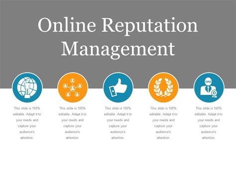 Online Reputation Management Ppt Sample File Graphics Presentation