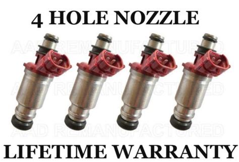 UPGRADED Denso Set Of 4 Fuel Injectors For Toyota Camry Cerlica MR2 2