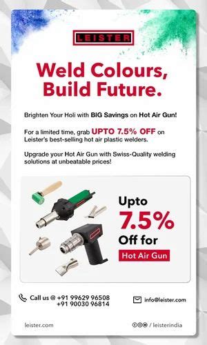 Weldy HT330 S Hot Air Gun At 9400 Piece Weldy Hot Air Tools Blowers In Chennai ID