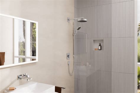 hansgrohe Shower rail sets: Rainfinity, Shower set 130 3jet with shower ...