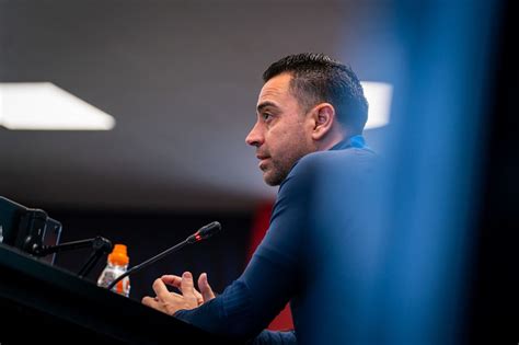 Xavi Ir A San Mam S Es Una De Las Salidas M S Dif Ciles