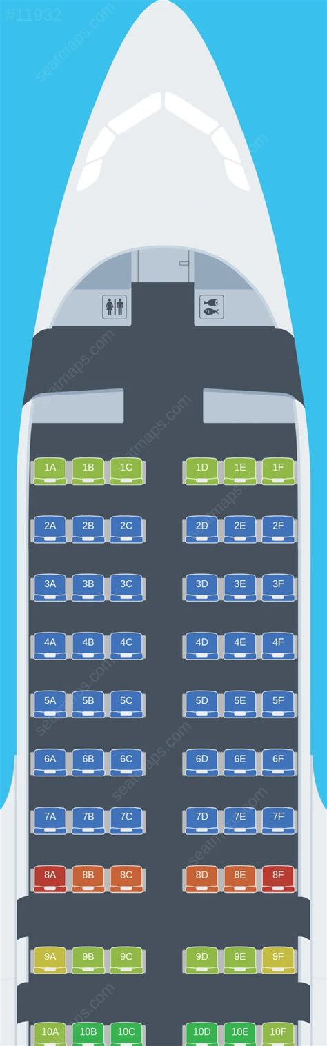 Sitzplan Des Airbus A319 Der Lufthansa