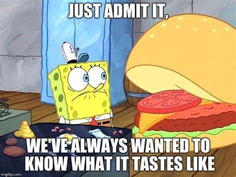 Sponge Bob Talking To Krabby Patty Imgflip