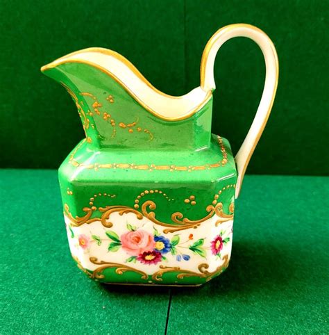 Proantic Pot Lait Porcelaine De Paris J P Feuillet D Cor Floral D