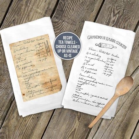 Handwritten Recipes Personalized Bibs Personalised Keepsakes Flour