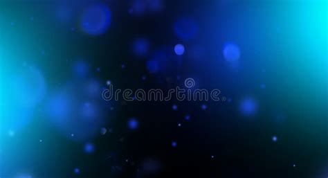 Blue Lens Flare Particles. Abstract Background Stock Illustration - Illustration of effect, glow ...