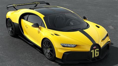 Bugatti Chiron Pur Sport Is Being Offered In Yellow And Lime Green Colours