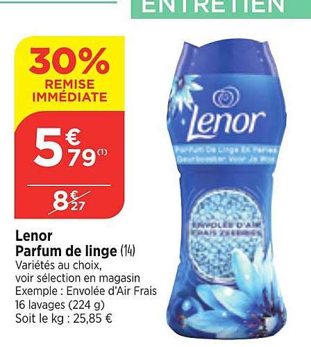 Promo Lenor Parfum De Linge Chez Bi Icatalogue Fr