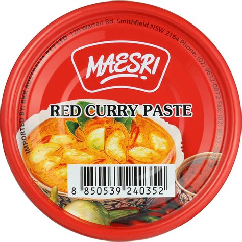 Maesri Paste Red Curry 114g Woolworths