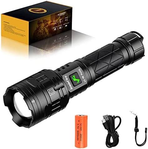 Unagea Rechargeable Led Torch Super Bright Lumens High Power