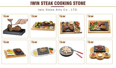 Buy BBQ Kitchen Set Basalt Steak Grill Plate Hot Rock Cooking Stone