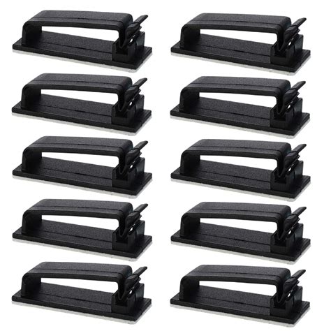 Buy Lovingmona Adhesive Cable Clips Pieces Black Cable Tidy Clips