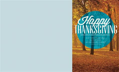 Thanksgiving Circle Bulletin - Church Bulletins - Outreach Marketing