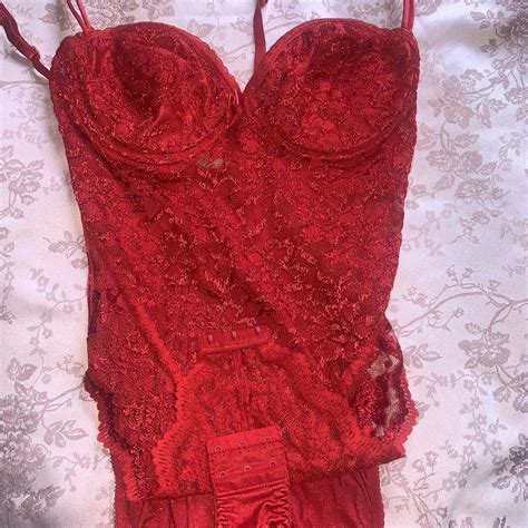 Victoria Secret Lingerie Bodysuit Size Small B Depop