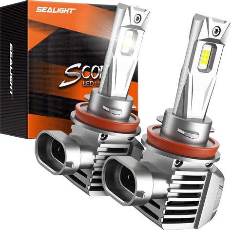 Sealight H H H Led Fog Light Bulb Lumens K Xenon White