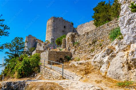 Ruins of Kantara castle in the northern Cyprus Stock Photo | Adobe Stock