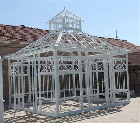 Iron Greenhouse,cast iron gazebo_Gazebo_Iron Garden Decor-Yard art ...