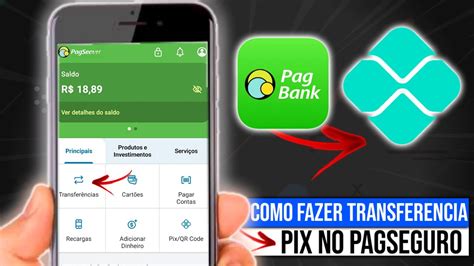 Como Fazer Uma Transfer Ncia Pix Pelo Pagbank Youtube