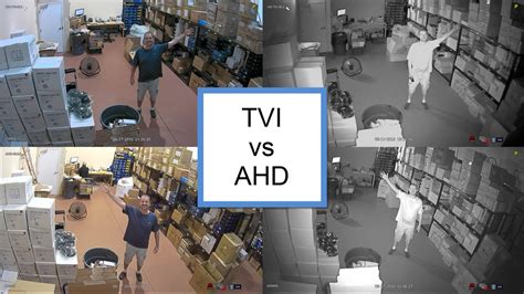 Tvi Vs Ahd P Hd Security Camera Comparison Youtube