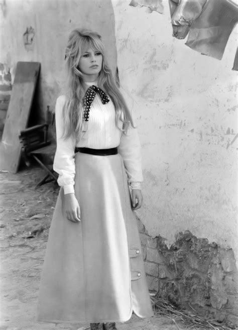 Brigitte Bardot during the filming of Viva Maria, 1965. Brigitte Bardot Young, Bridgitte Bardot ...