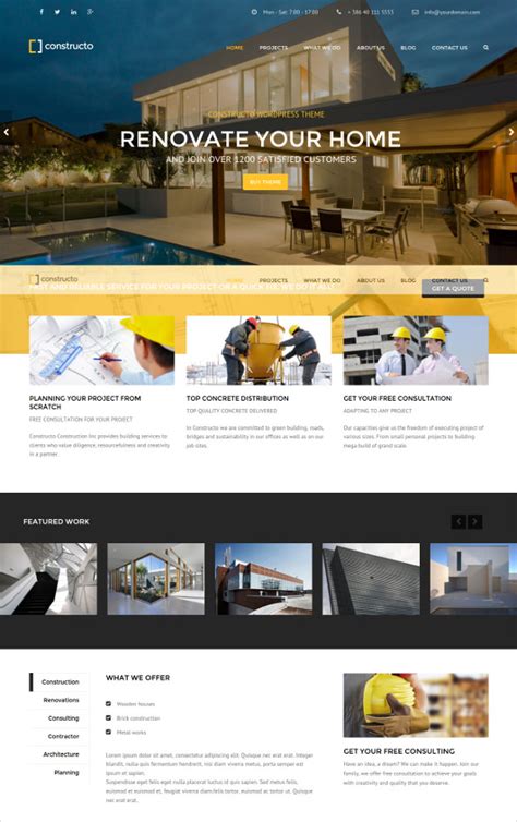 42+ Engineering Website Themes & Templates