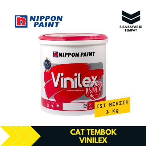 Promo Cat Tembok Dinding Nippon Paint Vinilex Kembang Mawar 1 Kg