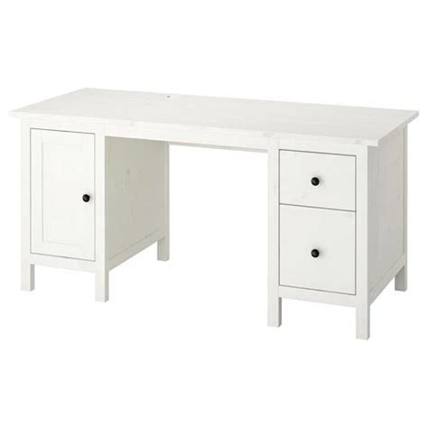 Письменный стол с ящиками - IKEA HEMNES, 155x65 см, белый, ХЕМНЭС ИКЕА ...