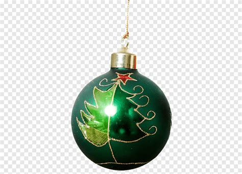 Christmas Green Bauble Ornament Png Pngegg