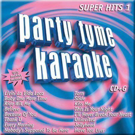 Various Artists Party Tyme Karaoke Super Hits Cd Ebay