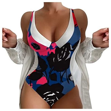 Kouzhaoa Costumi Da Bagno Assorbenti Bikini Contenitivi Push Up Per