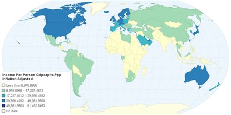 Income Per Person Gdp Capita Ppp Inflation Adjusted