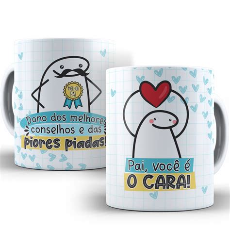 Xícara Flork Dia Dos Pais Frases Caneca Flork Pai Bento Cake